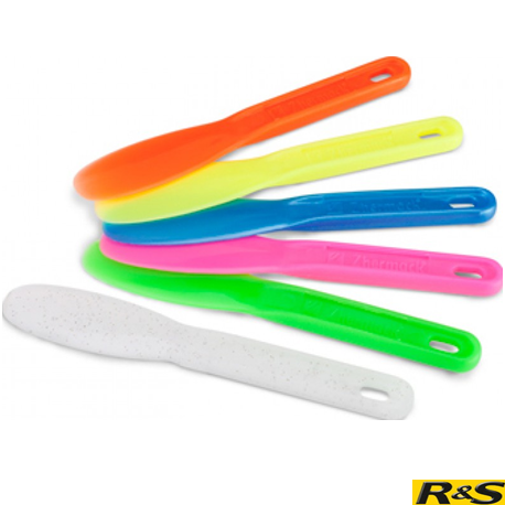 R&S Straight Alginate Spatula- assorted colours (6pcs/pack)